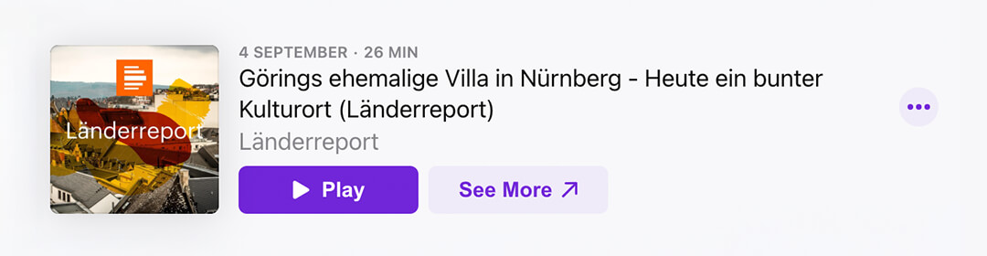 Deutschlandfunk Kultur Länderreport Villa-Flaire Banner