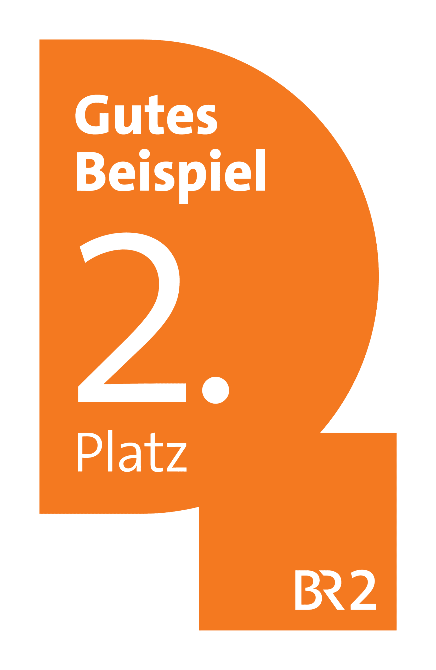 BR2_Aktionslogo_Gutes_Beispiel_2025_wk_CMYK_orange_Form_GuBe_2025_BR2_Platz2